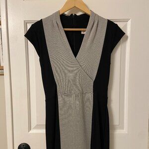 French Connection Black & Grey Dress - Size 8